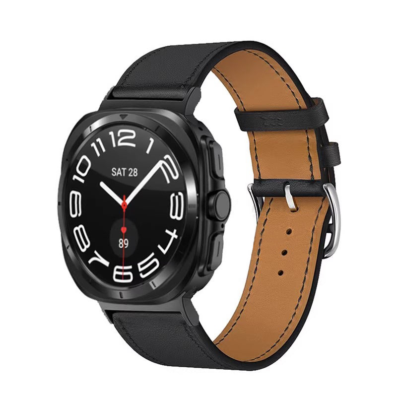 Barenia Leather Strap for Samsung Watch Ultra/7/6/5/4/FE