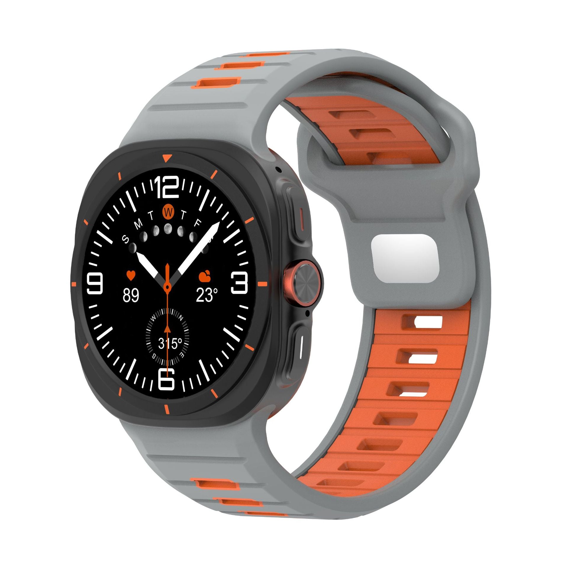 Silicone Sport Wrist Band Strap for Samsung Galaxy Galaxy Watch Ultra 47mm