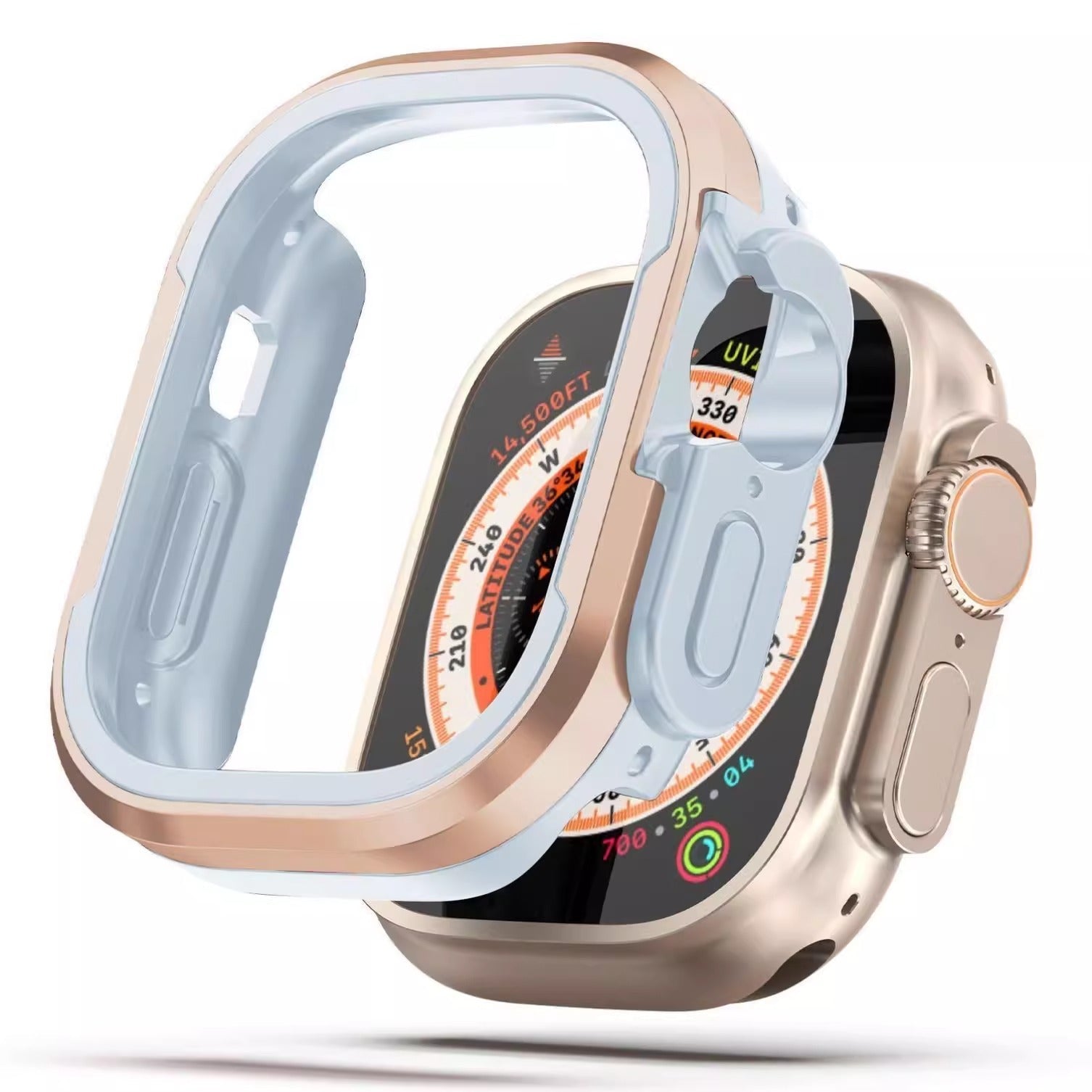 Aluminum Alloy Case Bumper For Apple Watch