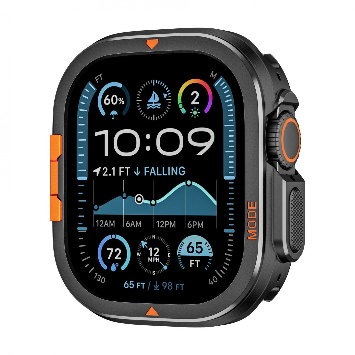 Alpine sports Titanium Alloy Case For Apple Watch