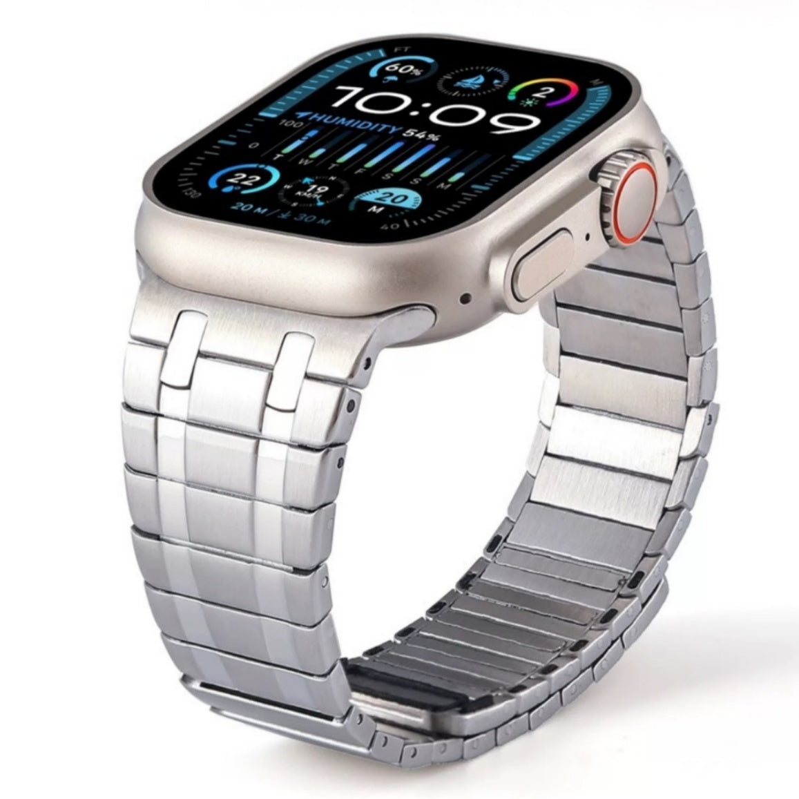 AP Frosted Stainless Steel Magnetic Band For Apple Watch