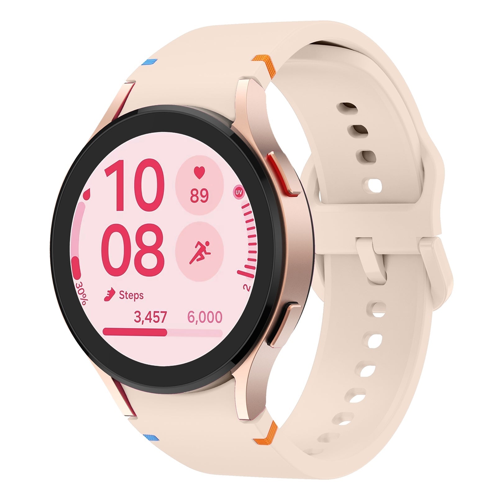 No Gaps Silicone strap for Samsung Galaxy Watch 7 6 4 5 Pro