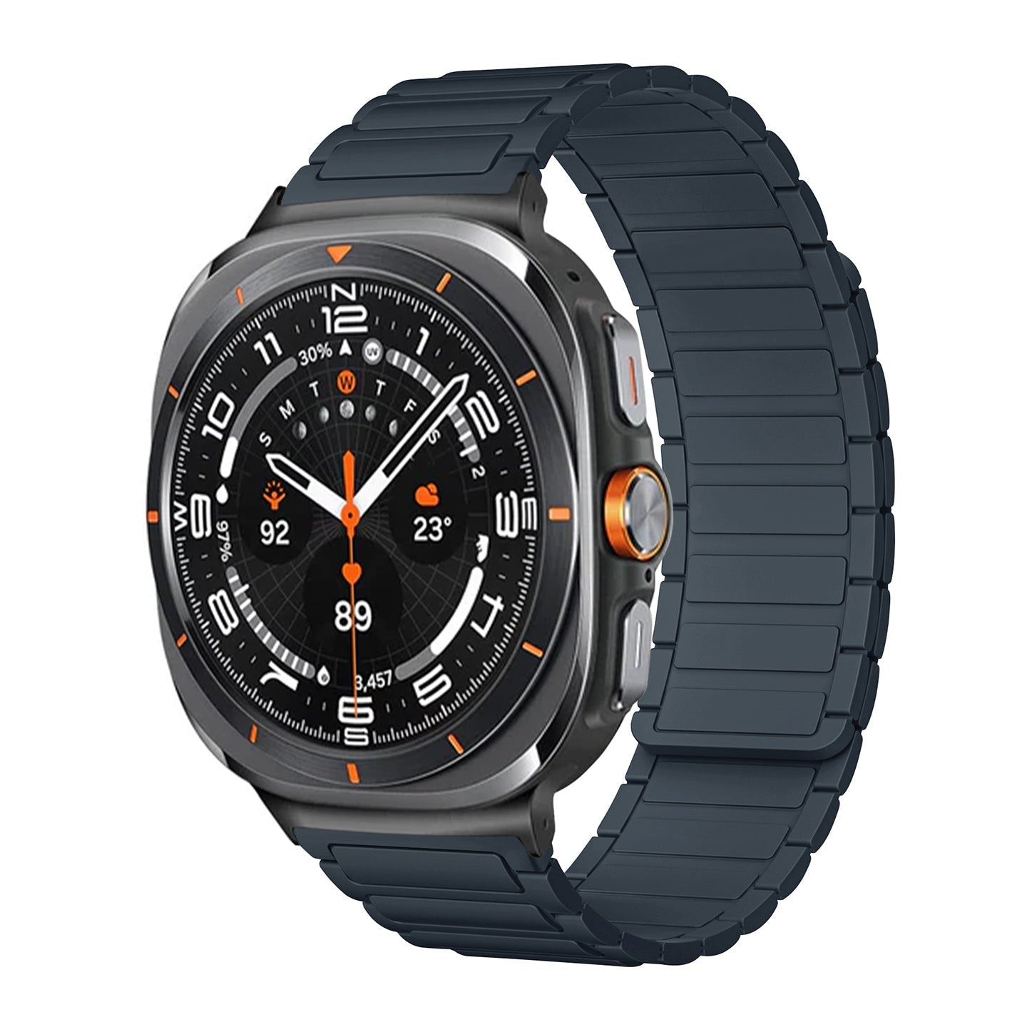 Sports Silicone Magnetic Band For Samsung Galaxy Watch Ultra/7/6/5/4