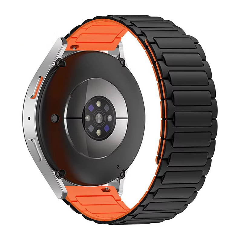 Sports Silicone Magnetic Band For Samsung Galaxy Watch Ultra/7/6/5/4