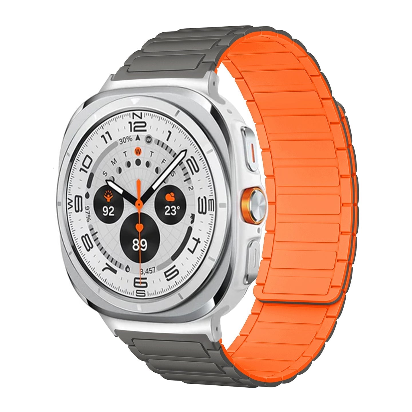 Sports Silicone Magnetic Band For Samsung Galaxy Watch Ultra/7/6/5/4