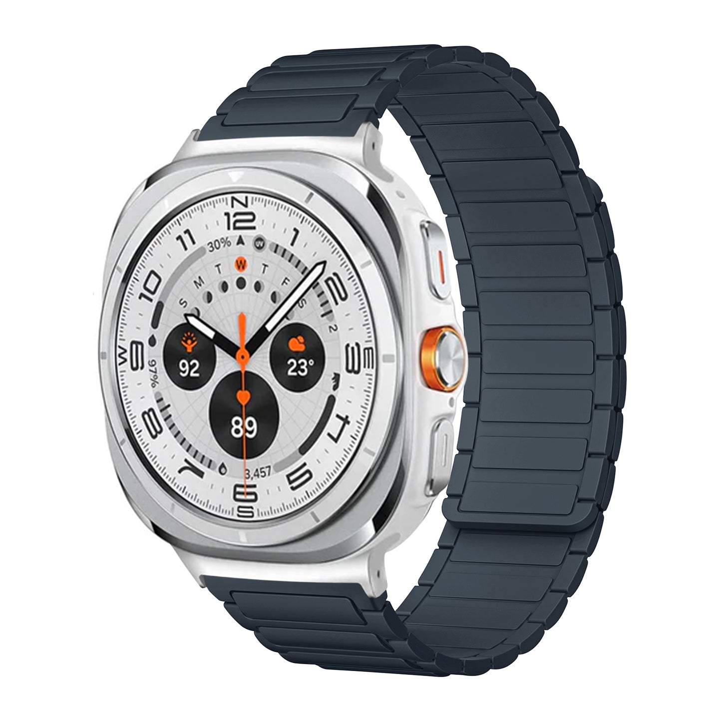 Sports Silicone Magnetic Band For Samsung Galaxy Watch Ultra/7/6/5/4