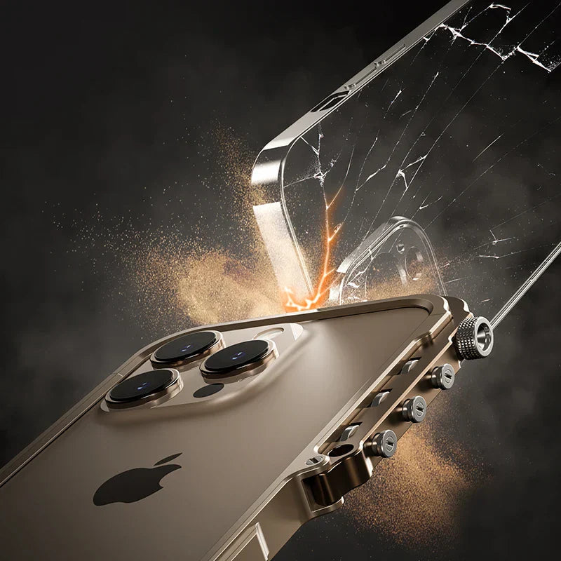 Mechanical Metal Bumper Cover for iPhone