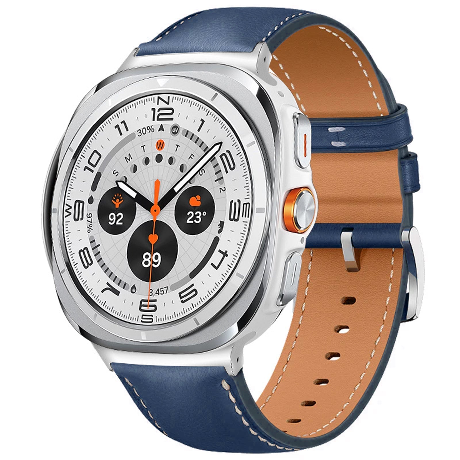 Business Genuine Leather Watch For Samsung Galaxy Watch Ultra