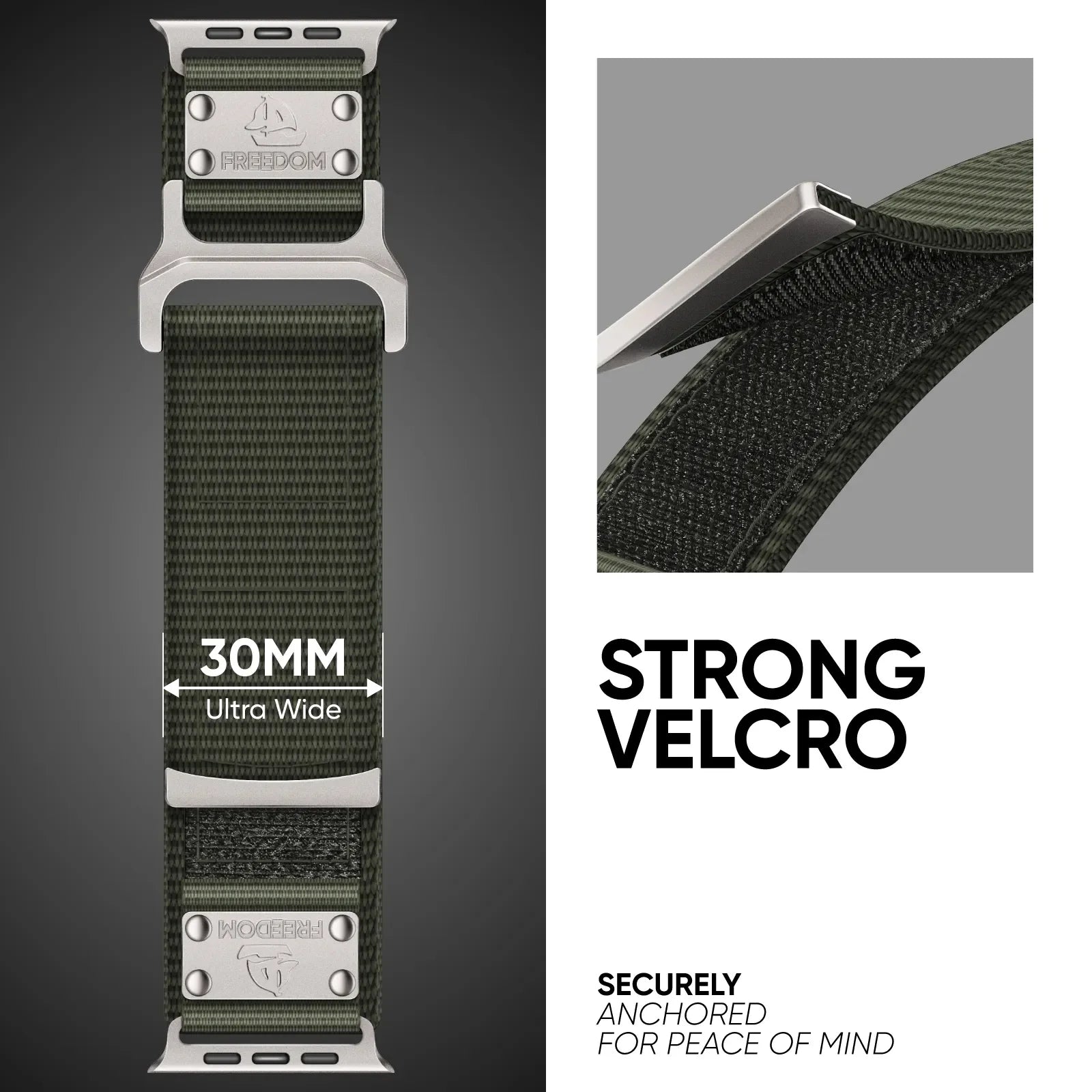 Ultra Wide Nylon Sport Strap For Apple Watch 42/44/45/46/49MM