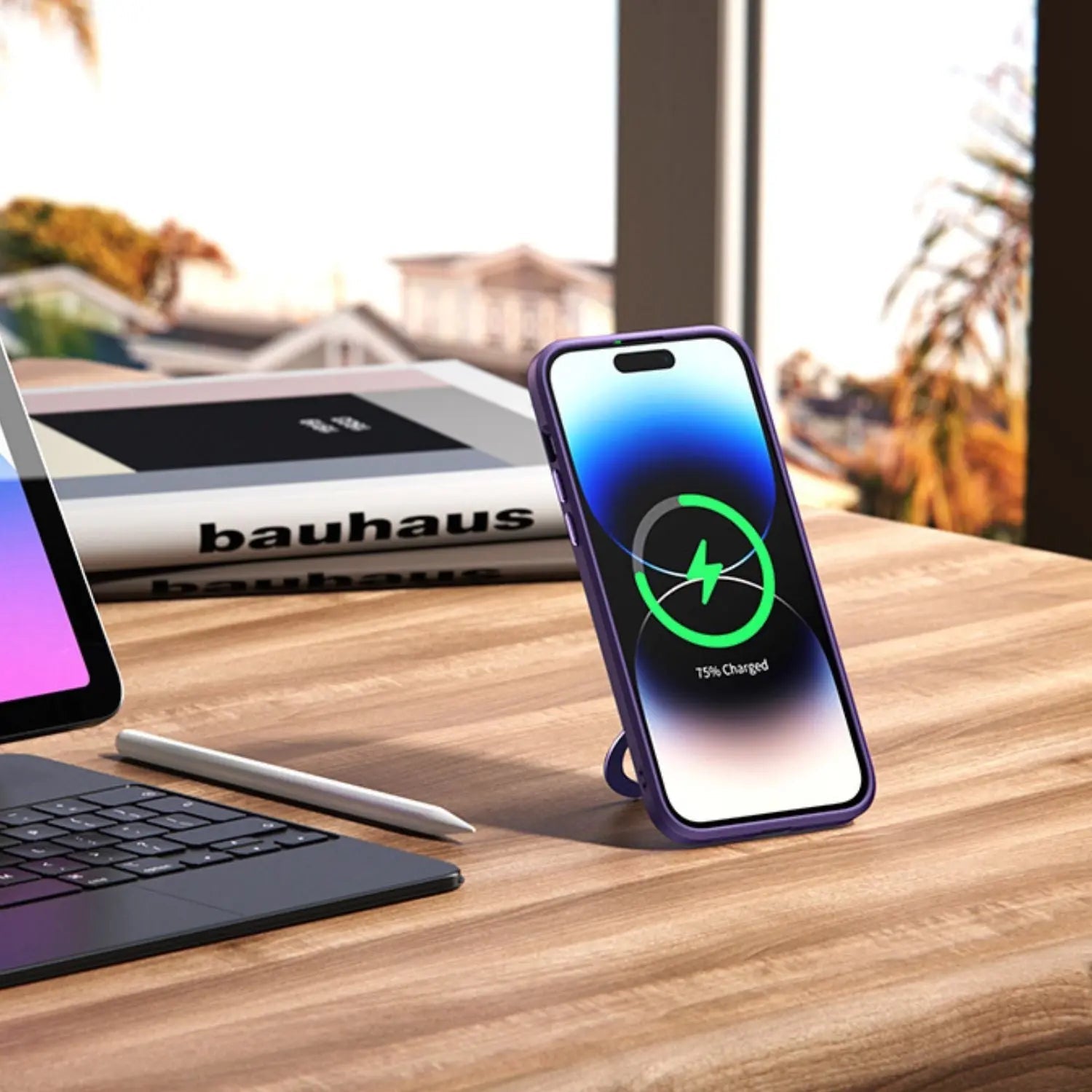 Magnetic Phone Case with Kickstand