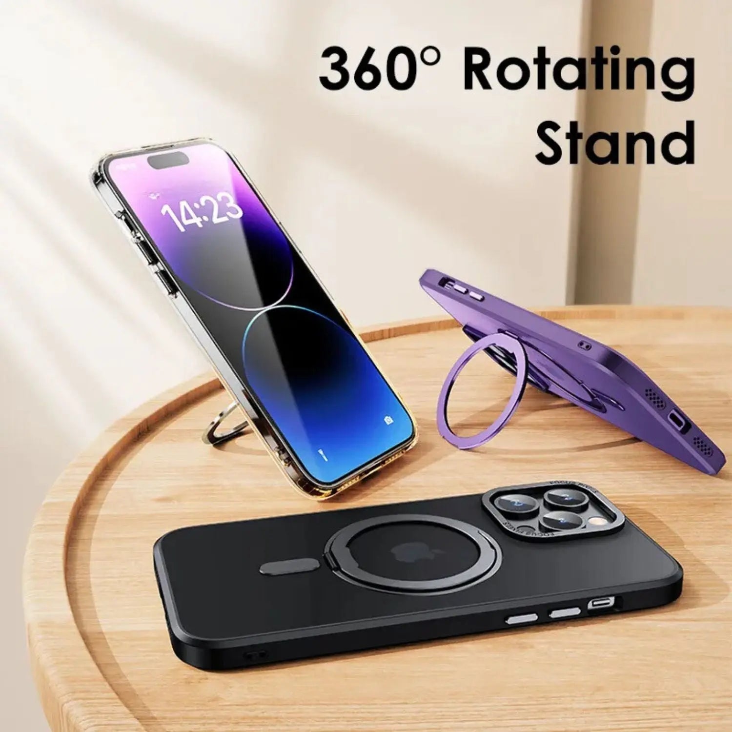 Magnetic Phone Case with Kickstand