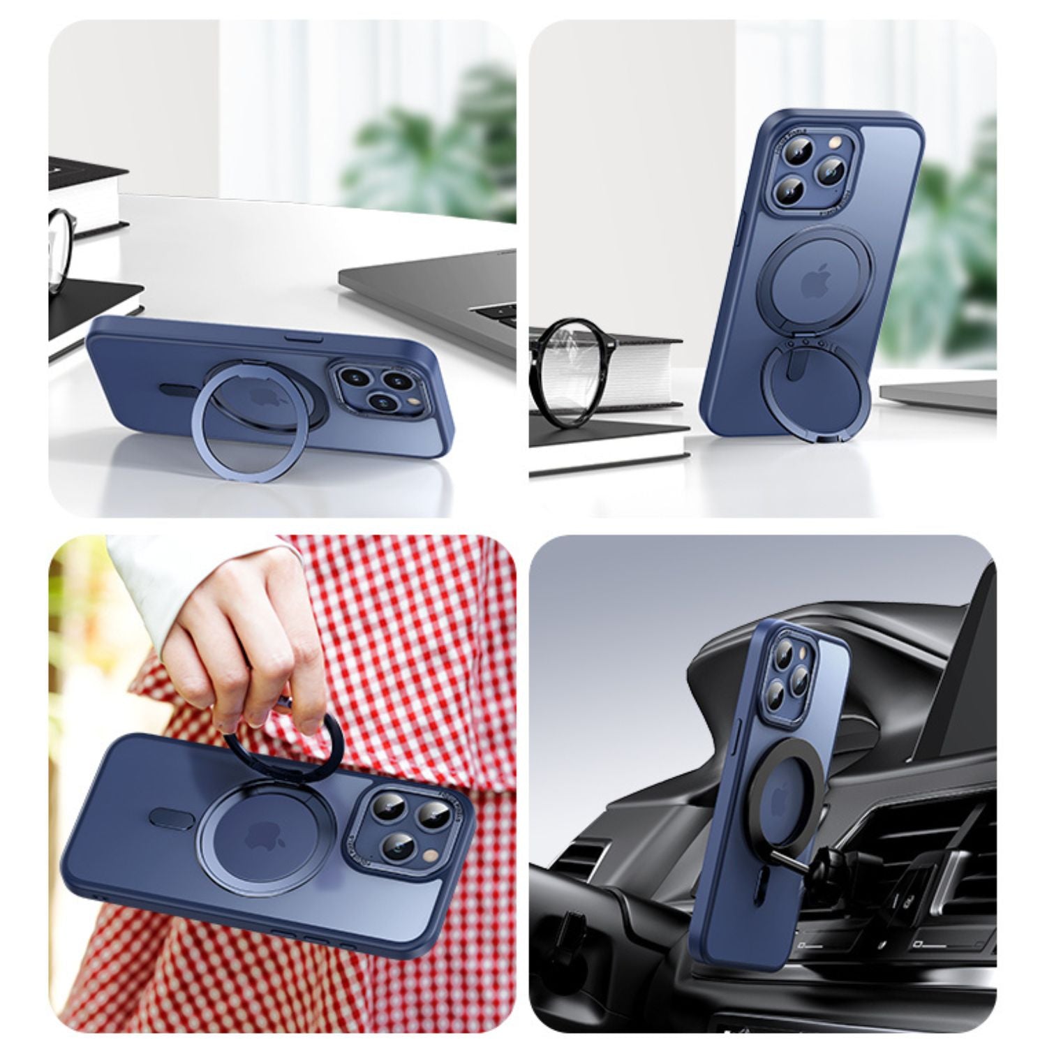 Magnetic Phone Case with Kickstand