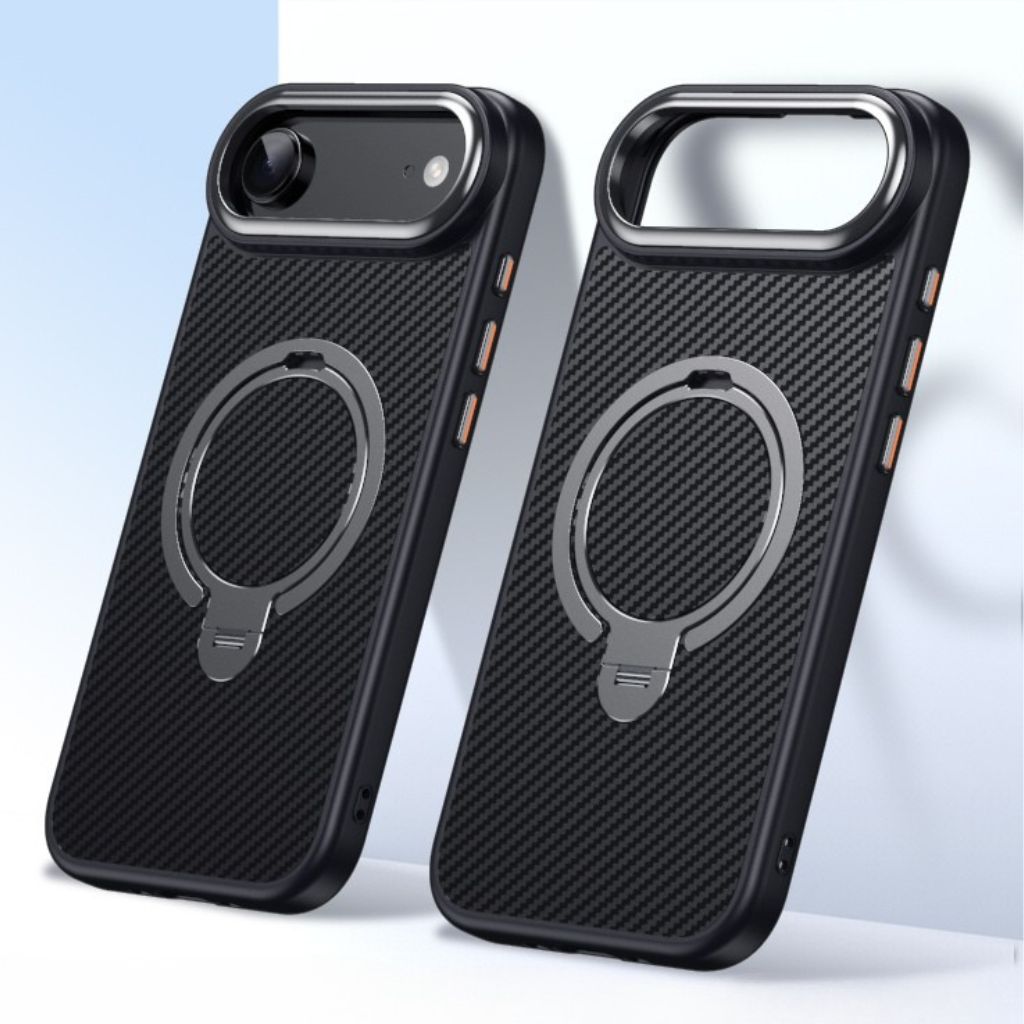 Carbon Fiber Magnetic Shield Phone Case