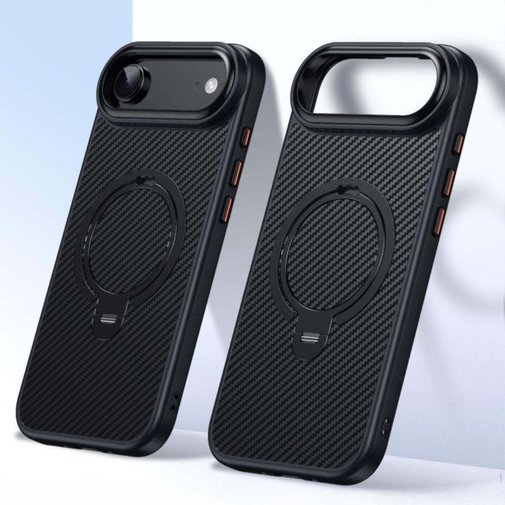 Carbon Fiber Magnetic Shield Phone Case