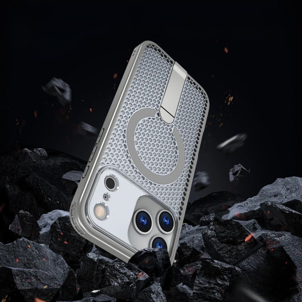Breathable Mesh Magnetic Phone Case