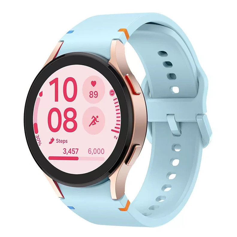 No Gaps Silicone strap for Samsung Galaxy Watch 7 6 4 5 Pro
