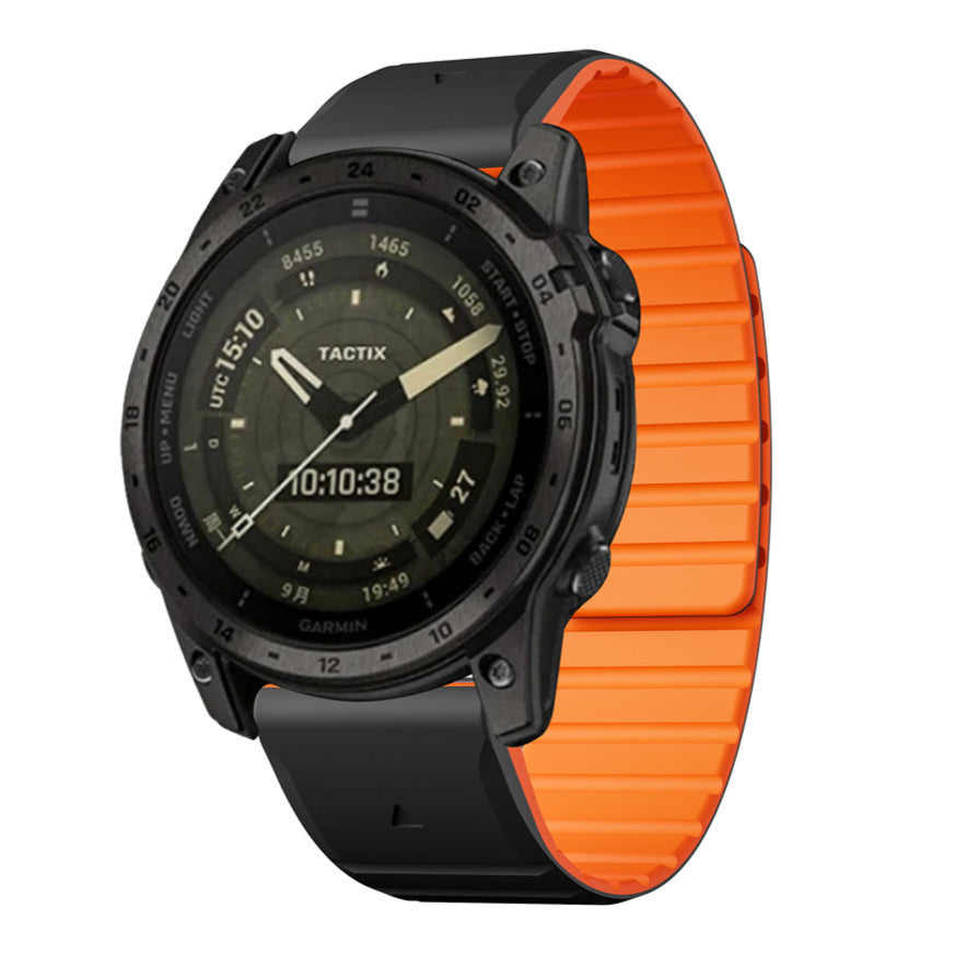 Silicone Magnetic Watch Strap For Garmin Watch