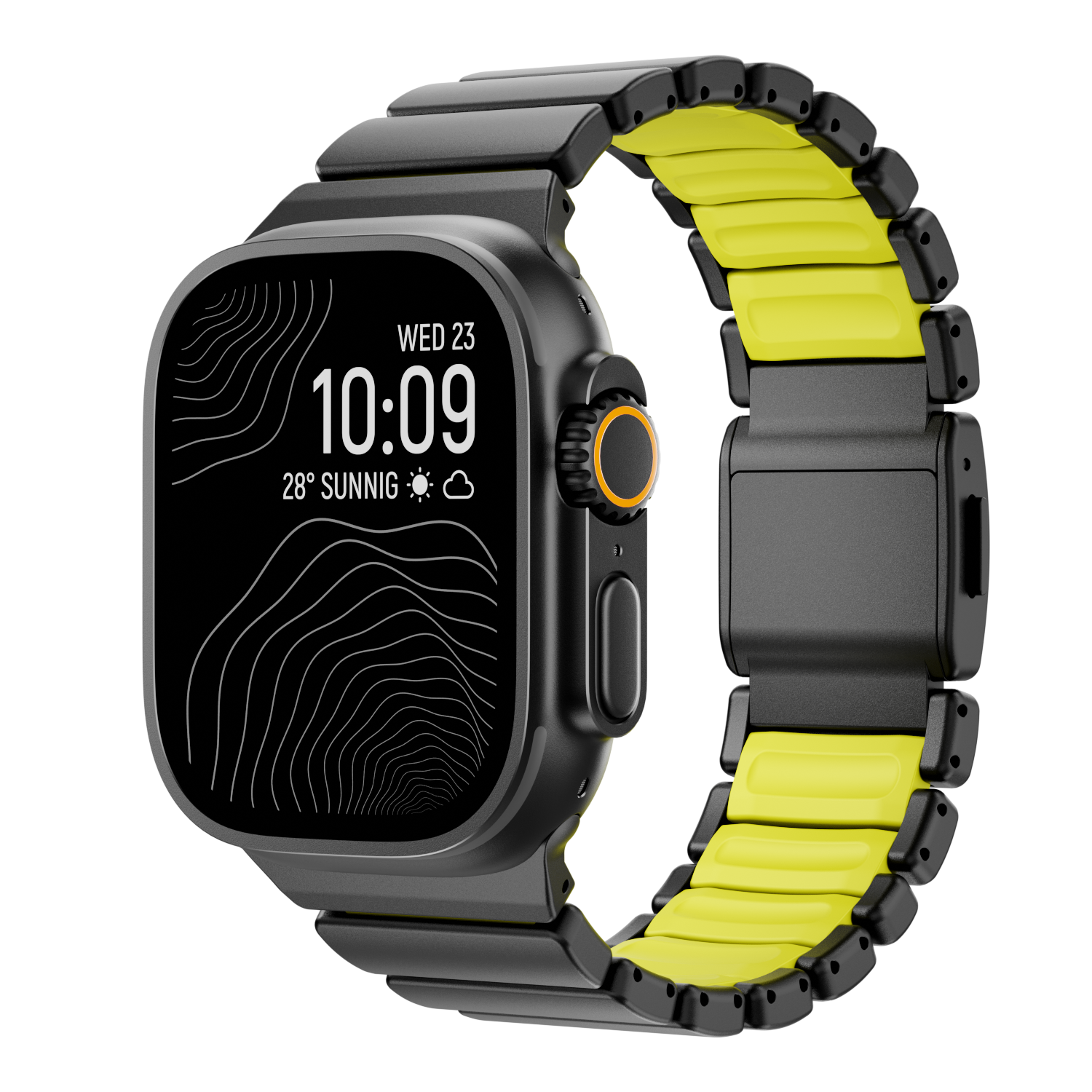 Ultra-Titanium +FKM Band Magnetic Clasp for Apple Watch