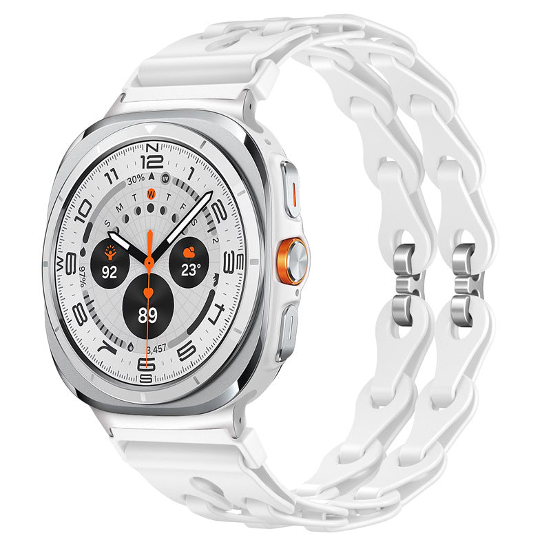 Sport Silicone Watch Band For Samsung Galaxy Galaxy Watch Ultra 47mm