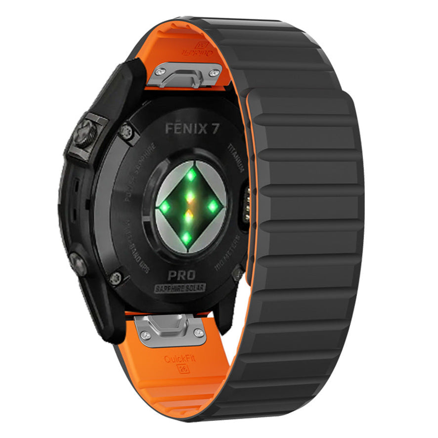 Silicone Magnetic Watch Strap For Garmin Watch