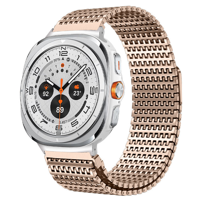 Designer Domino Stainless Steel Magnet Band For Samsung Galaxy Watch Ultra