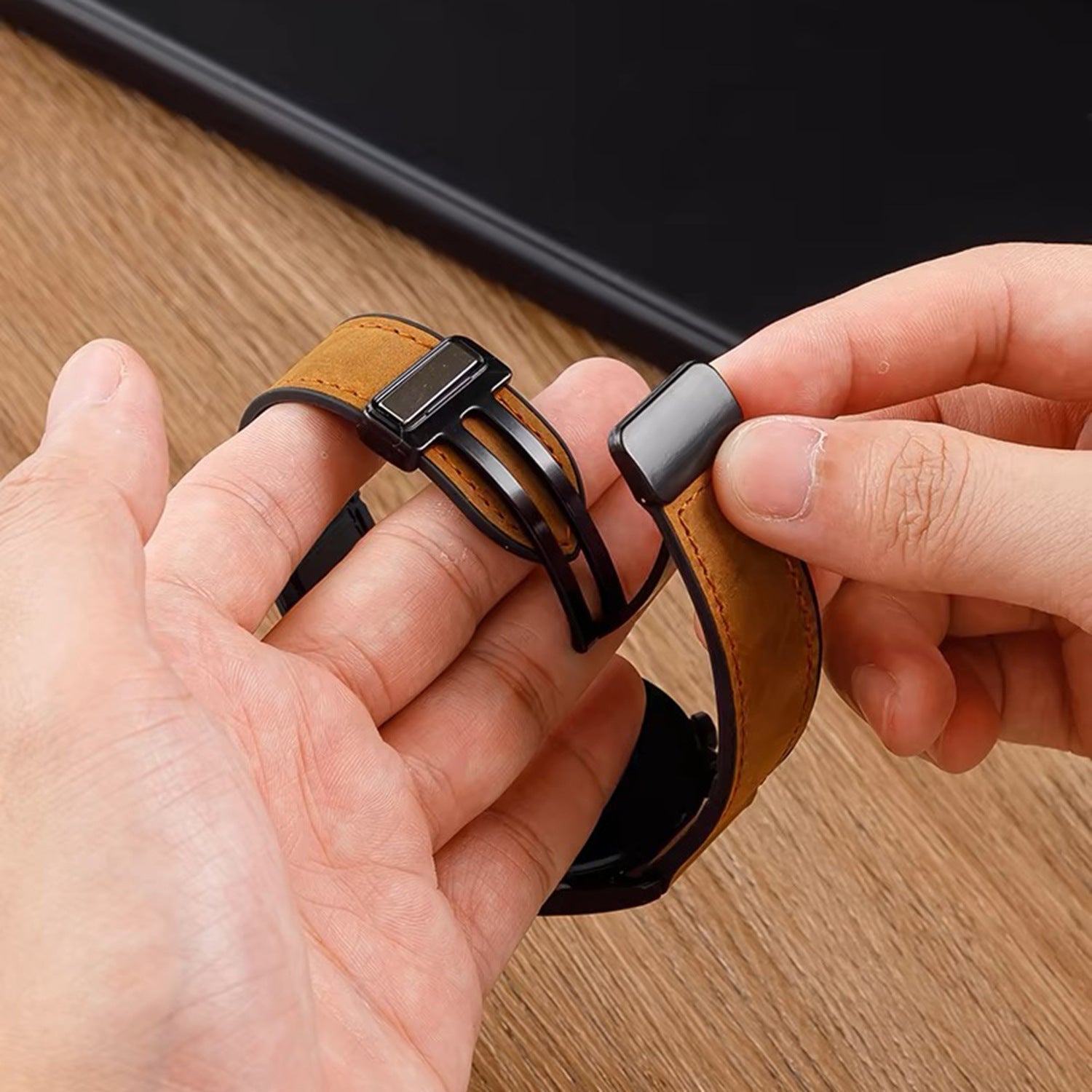 Silicone Magnetic Leather Strap For Samsung Watch 7 Ultra/7 6 4 5 Pro