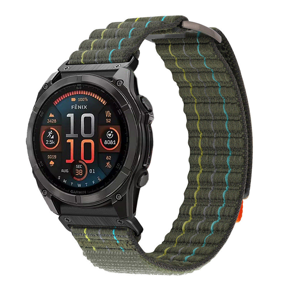 FOCUS Trail Loop Nylon Band For Garmin Fenix 8 7X 6X Pro