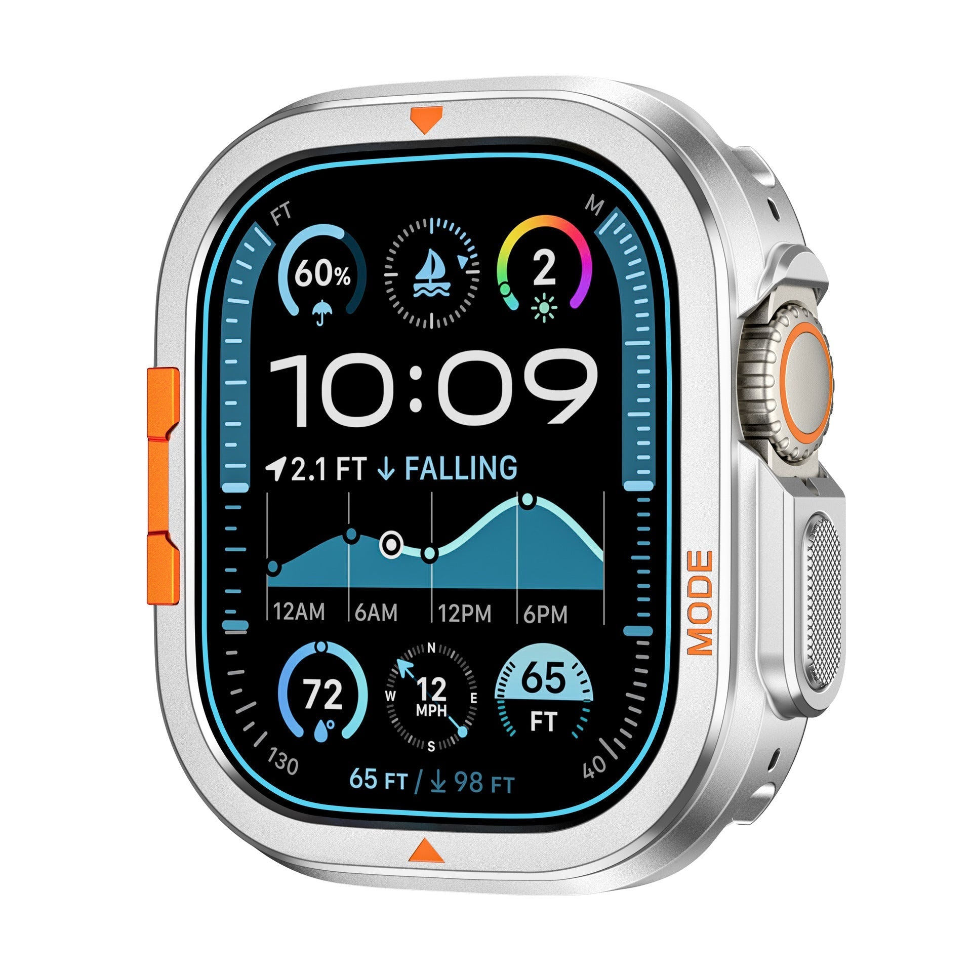 Alpine sports Titanium Alloy Case For Apple Watch