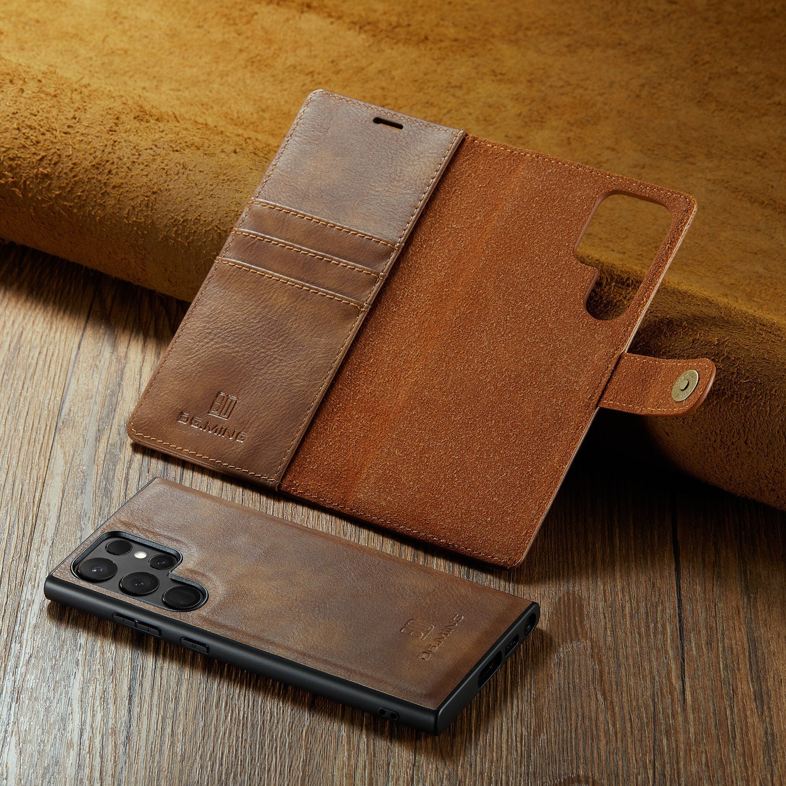 Wallet-style magnetic case for Samsung Galaxy S25/S24/S23 Ultra