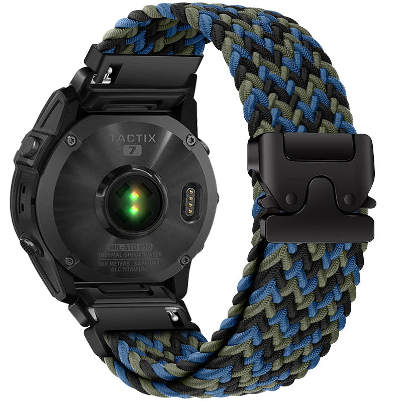 Parachute Buckle Nylon Braided Band