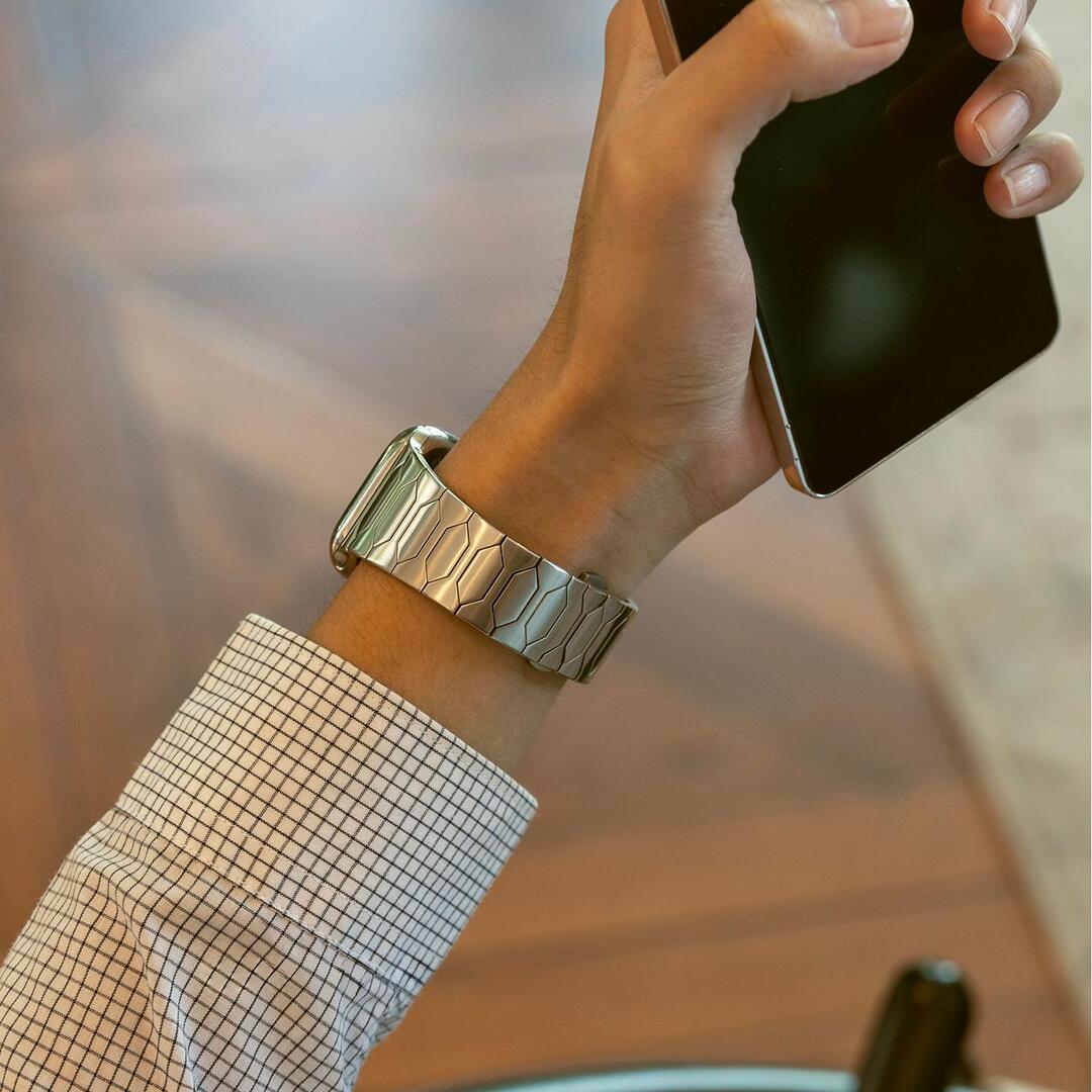 Luxe Stainless Steel Band For Apple Watch