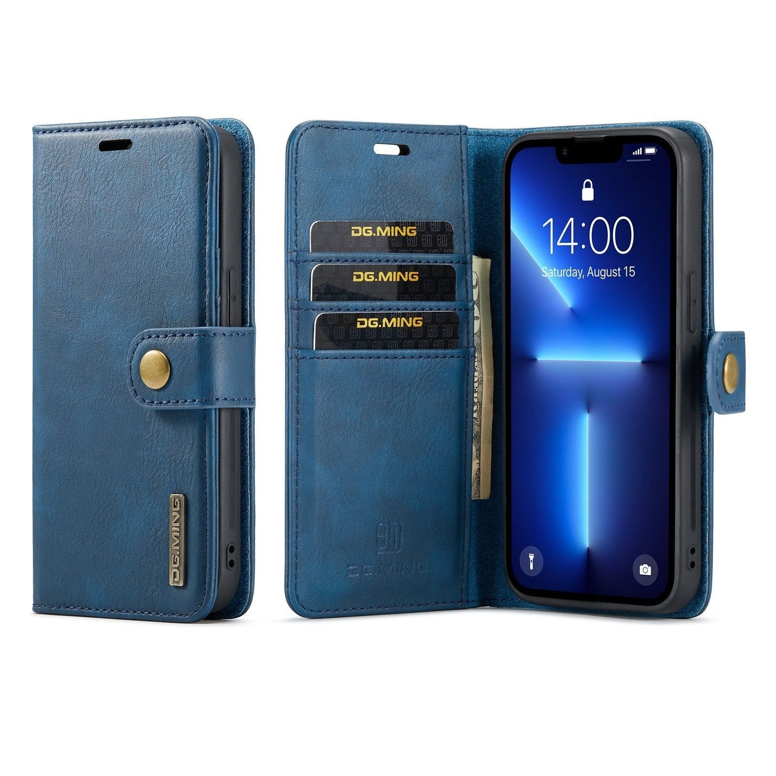 Wallet-style magnetic case for iPhone 16/15/14 Pro Max
