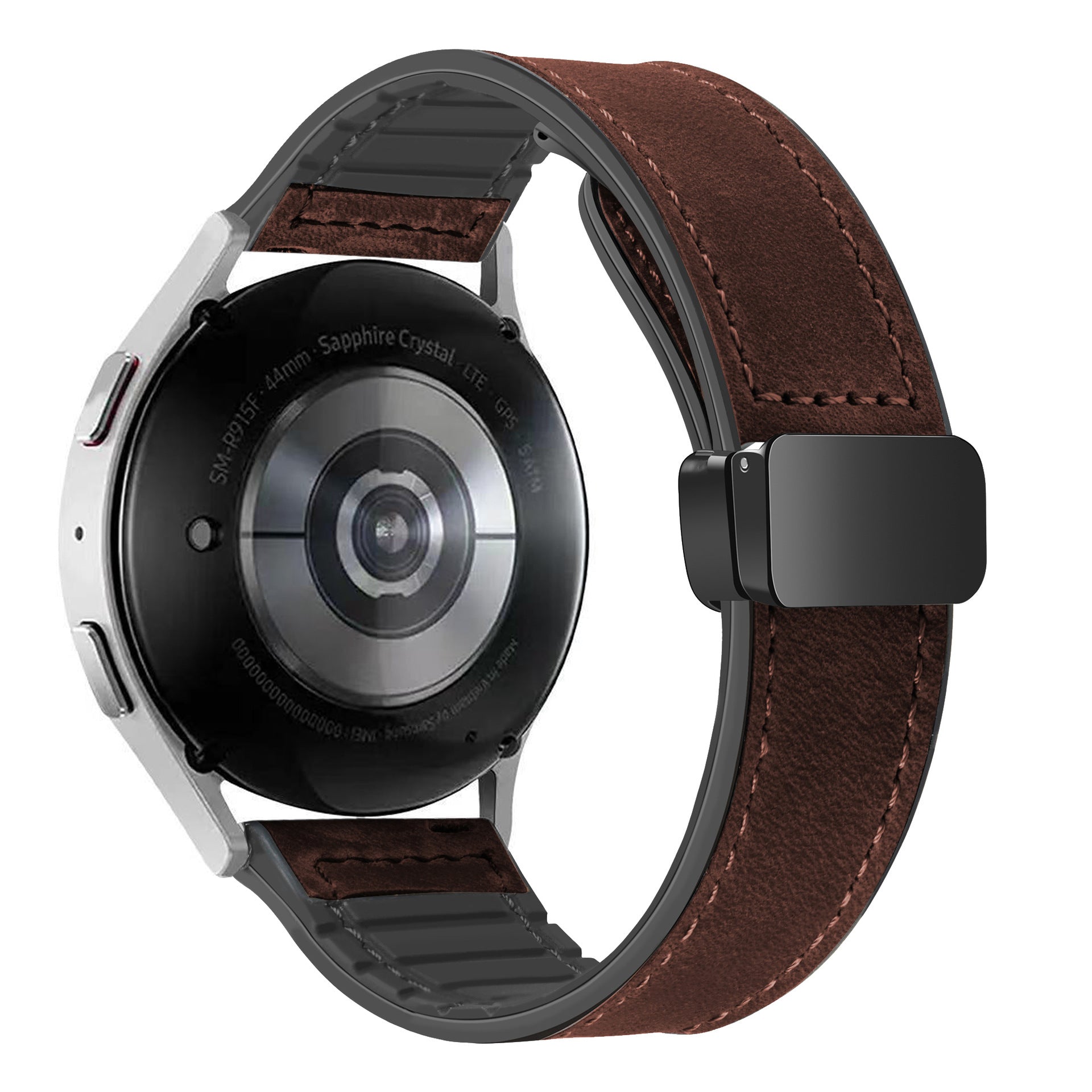 Silicone Magnetic Leather Strap For Samsung Watch 7 Ultra/7 6 4 5 Pro