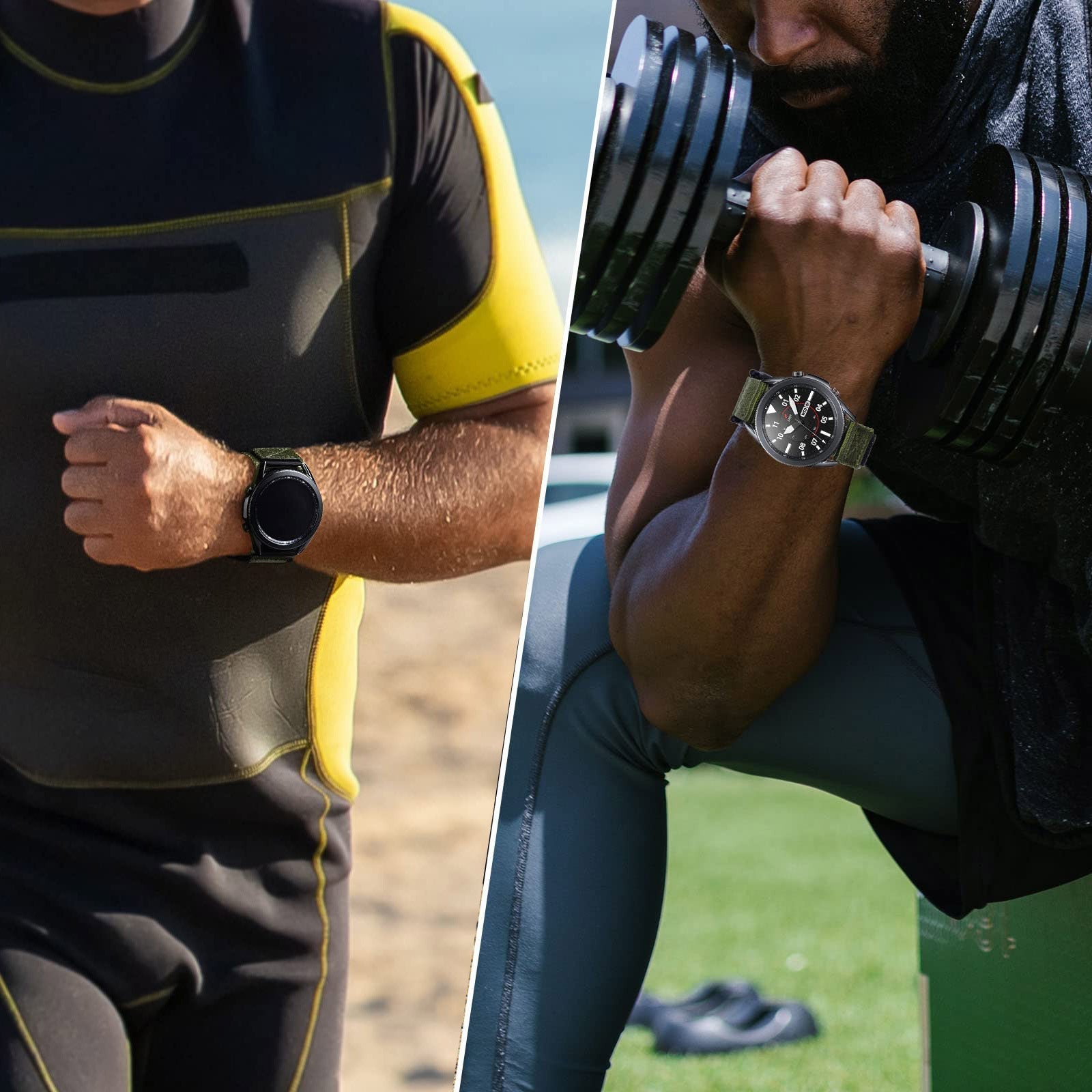 Nylon Trail Loop Watch Band Strap For Samsung Galaxy Watch4 5 6 7 Pro