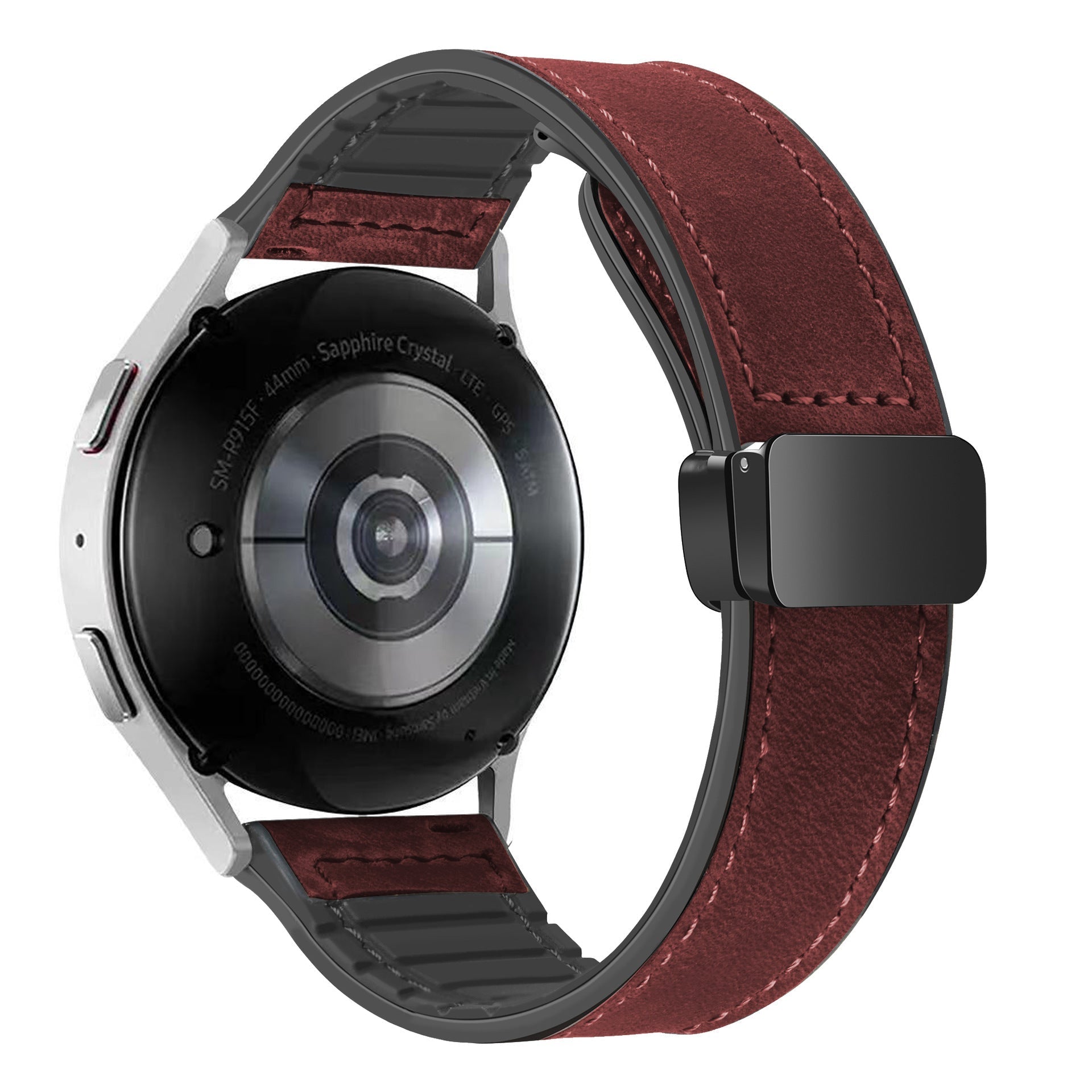 Silicone Magnetic Leather Strap For Samsung Watch 7 Ultra/7 6 4 5 Pro