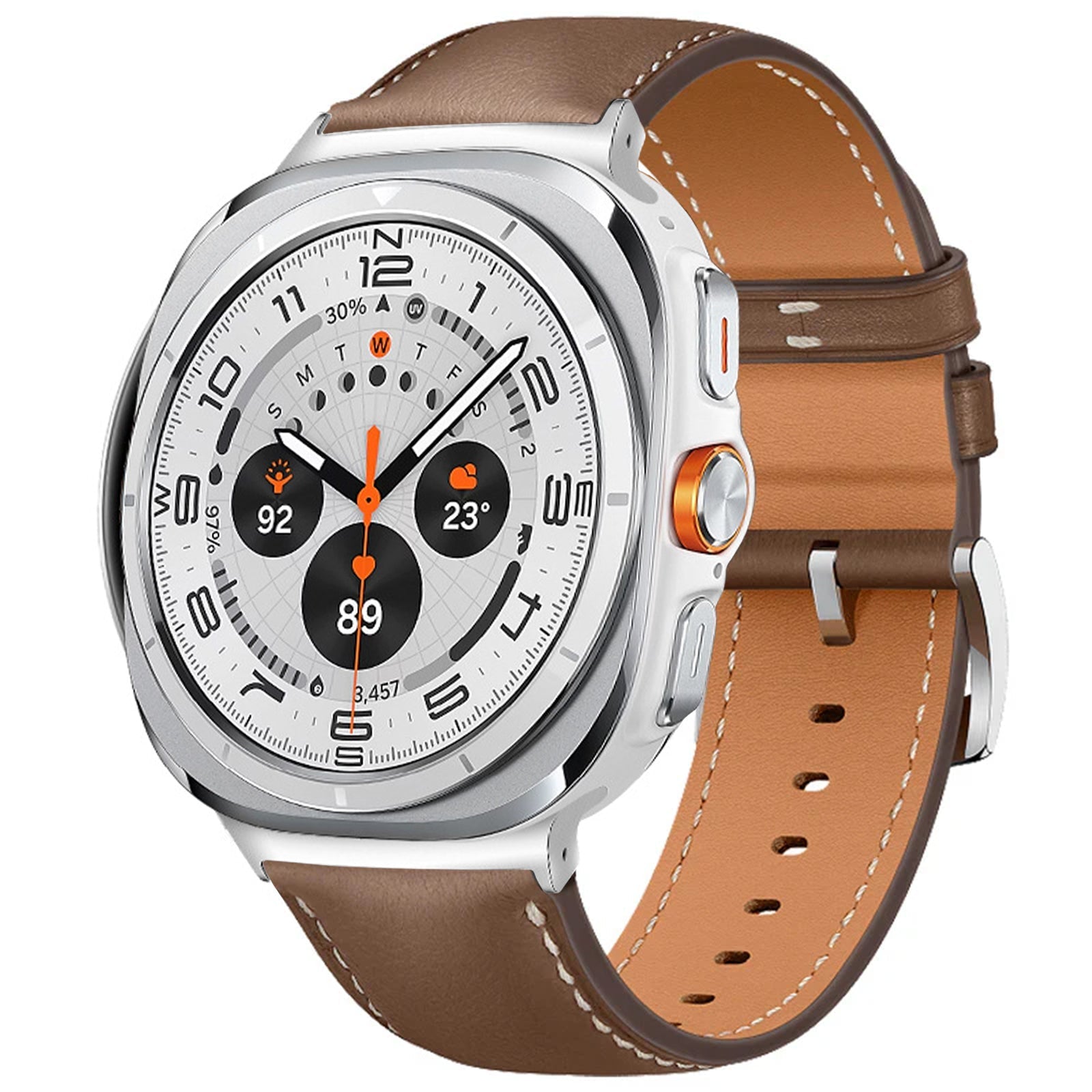 Business Genuine Leather Watch For Samsung Galaxy Watch Ultra