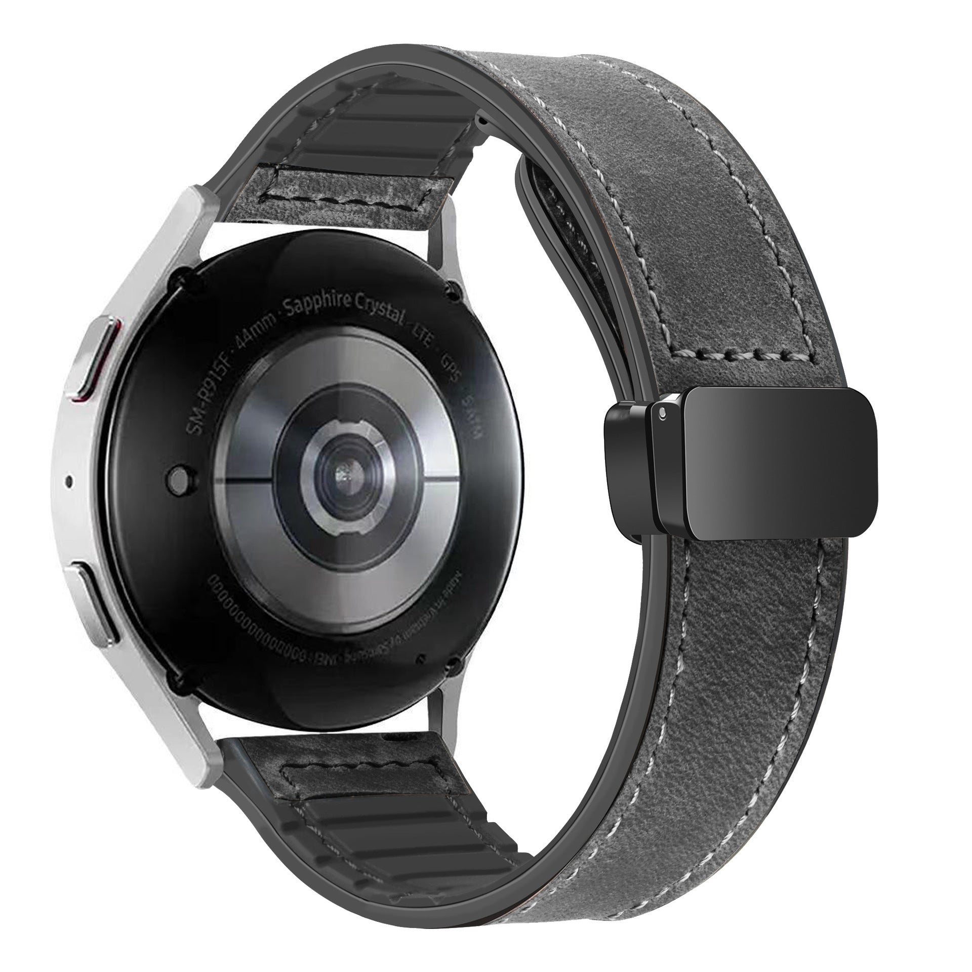 Silicone Magnetic Leather Strap For Samsung Watch 7 Ultra/7 6 4 5 Pro