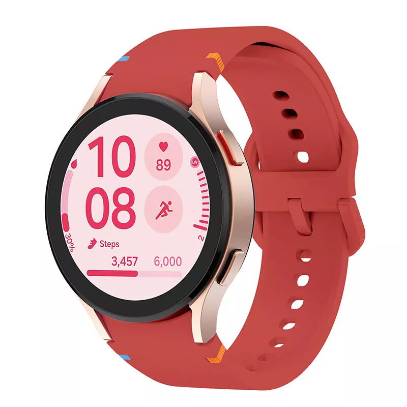 No Gaps Silicone strap for Samsung Galaxy Watch 7 6 4 5 Pro