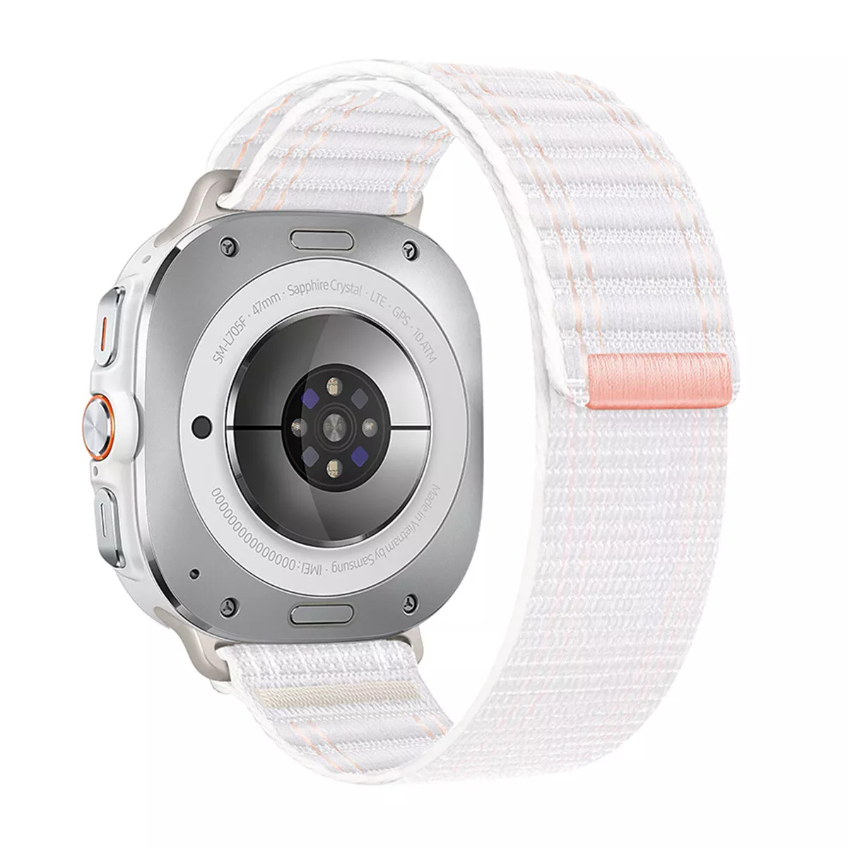 Wave Pattern Nylon Strap For Samsung Galaxy Watch Ultra /7/6/5/5 Pro/4/4Classic