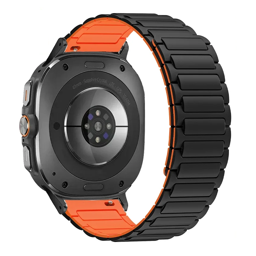 Sports Silicone Magnetic Band For Samsung Galaxy Watch Ultra/7/6/5/4