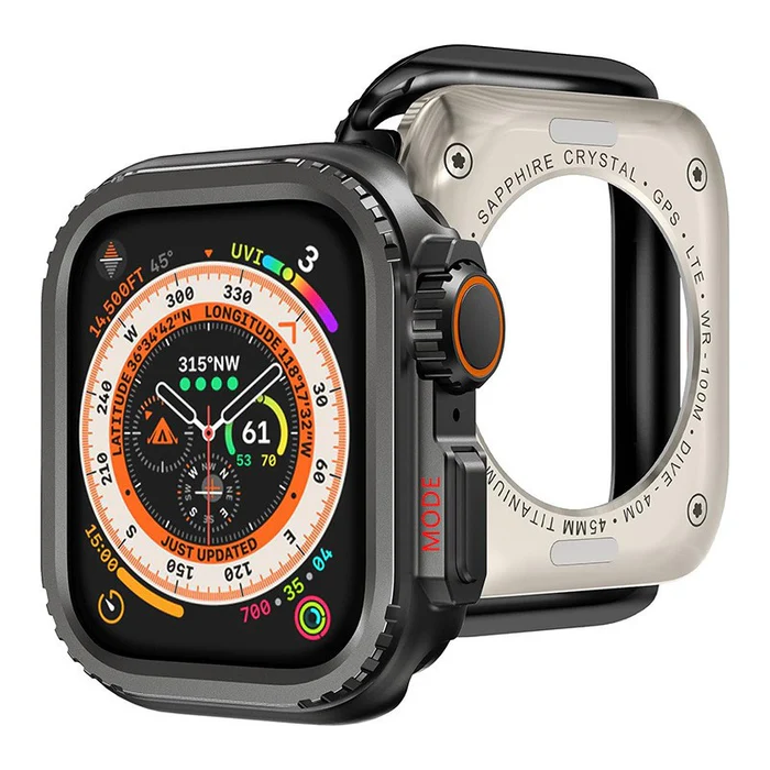 ULTRA LOOK-Rugged Titanium Alloy Case For Apple Watch