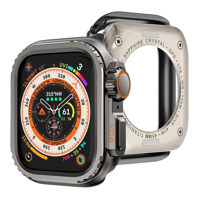 ULTRA LOOK-Rugged Titanium Alloy Case For Apple Watch