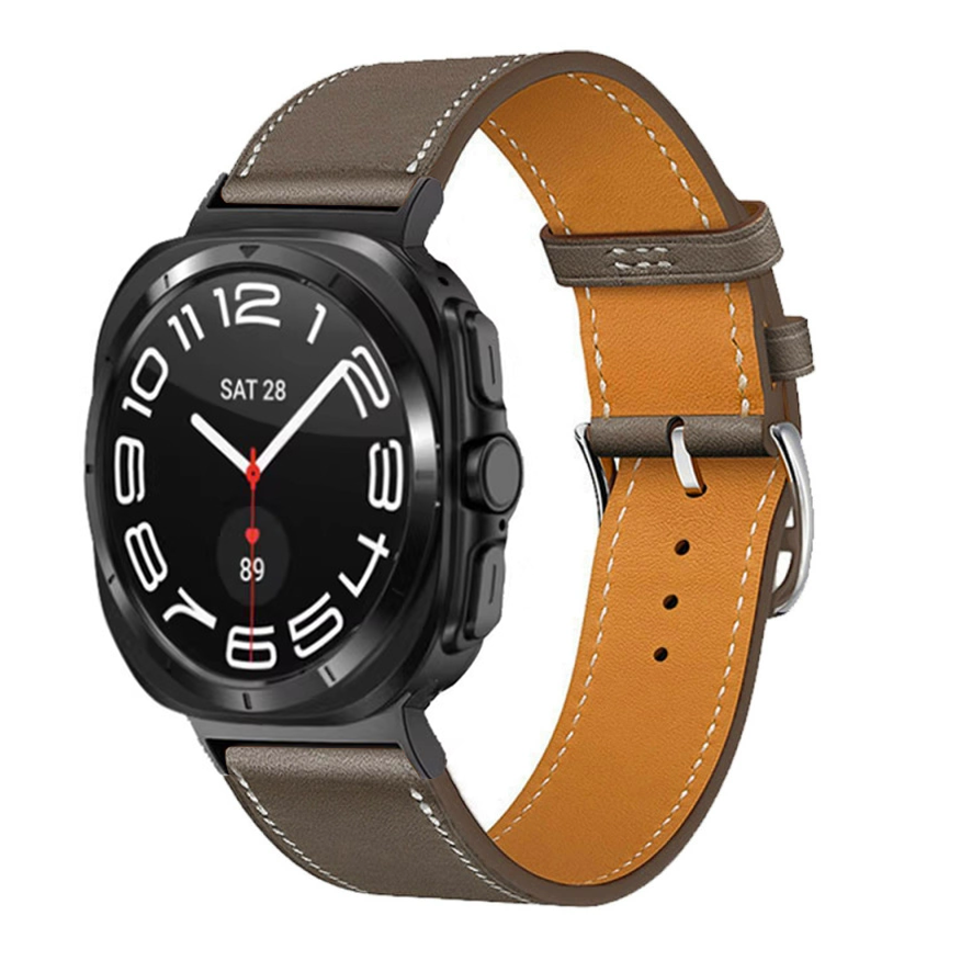 Barenia Leather Strap for Samsung Watch Ultra/7/6/5/4/FE