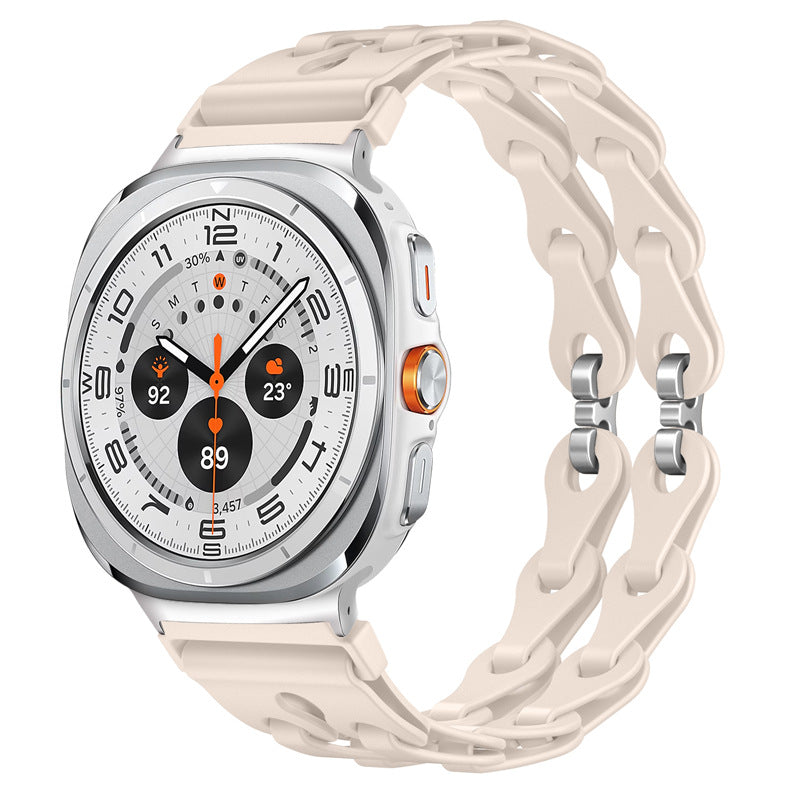 Sport Silicone Watch Band For Samsung Galaxy Galaxy Watch Ultra 47mm