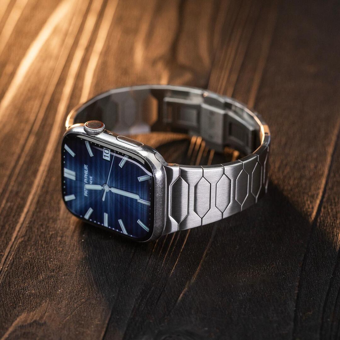 Luxe Stainless Steel Band For Apple Watch