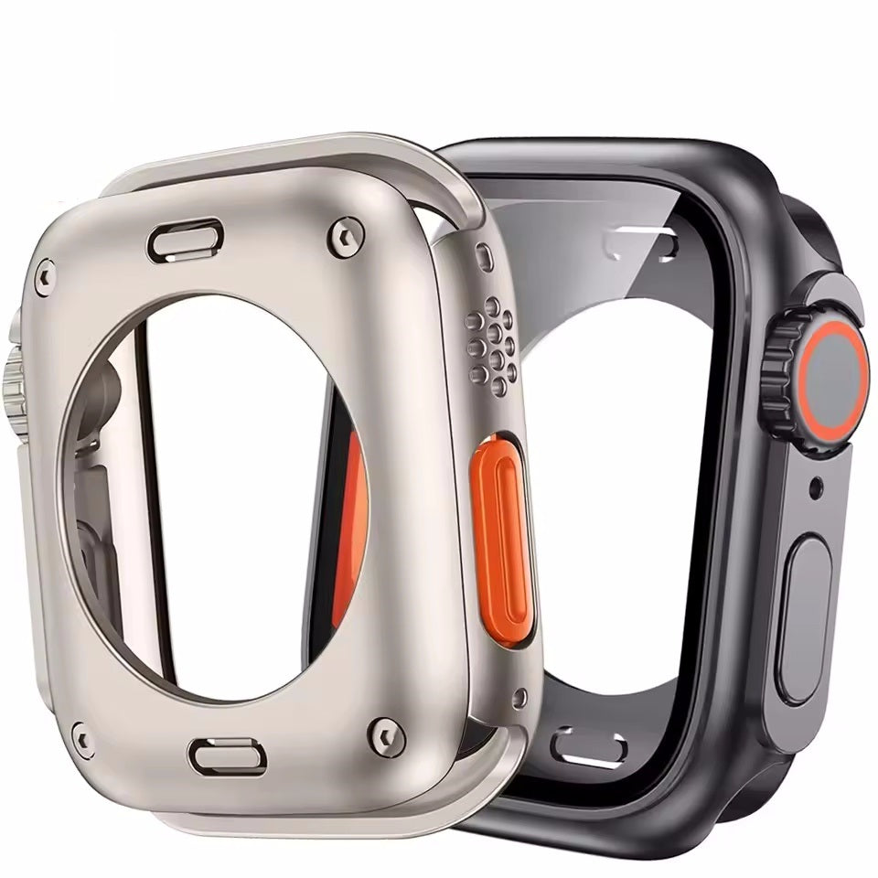 360° All-inclusive Protective case + tempered film For Apple Watch S1-10