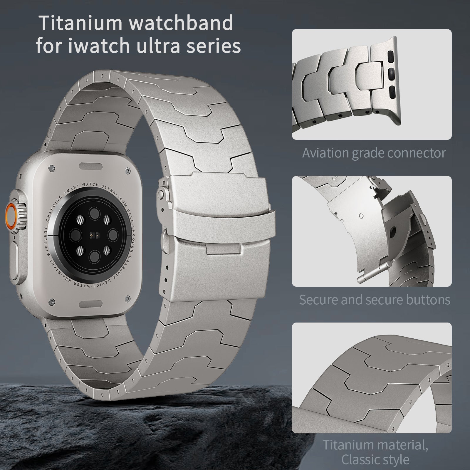 Titanium Ultra Band Pro For Apple Watch