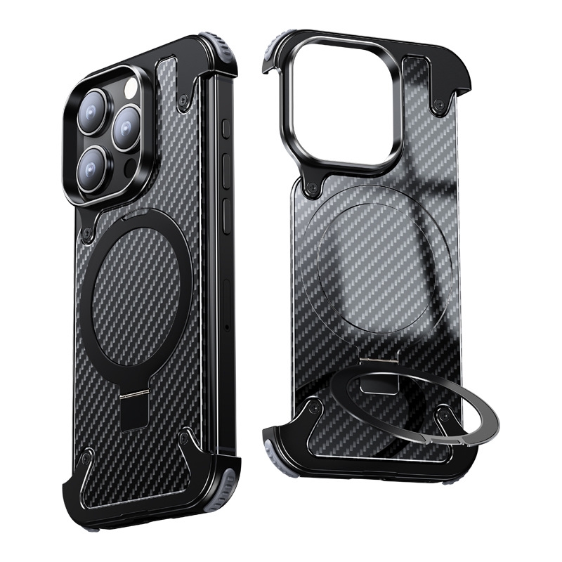 Aluminium Skeleton Carbon Fiber Design For Iphone