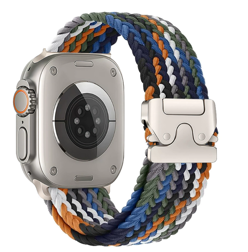 Elastic nylon parachute buckle watch strap suitable for all Apple series