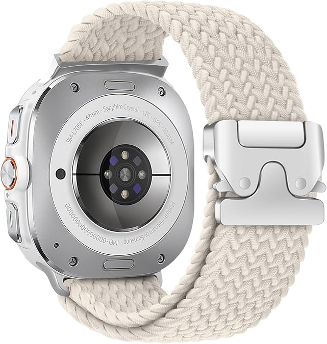 Nylon Braided Band For Samsung Galaxy Watch Ultra / 7 /6 / 5 / 4